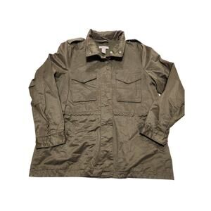 H&M Army Green Drawstring Waist Jacket - Size 12